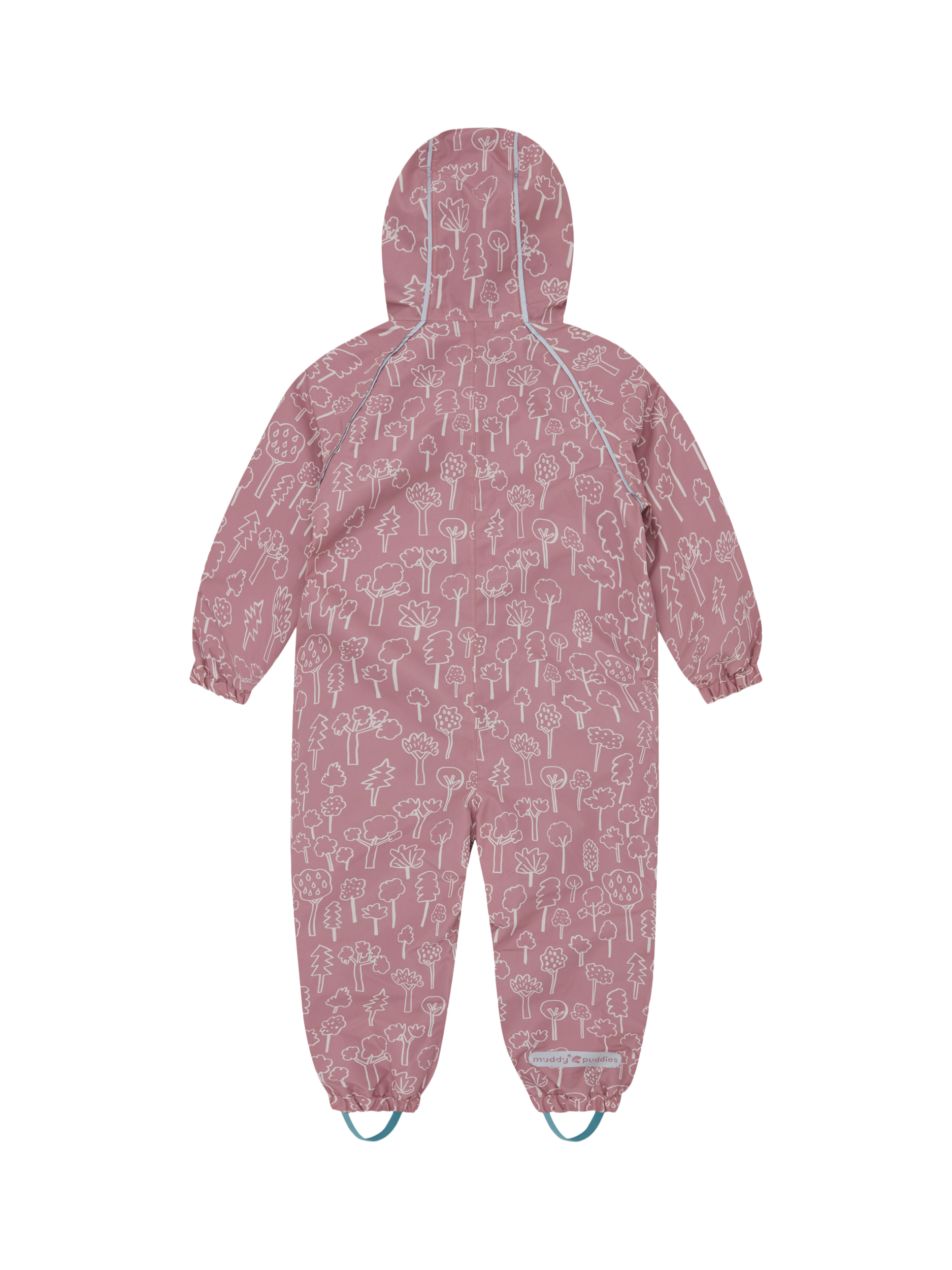 Product image 7 of 8, which shows Kids’ All-In-One Hooded Suit, Pink, 0-6 months