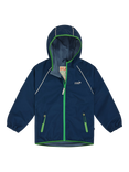 Muddy Puddles Kids' Splash Hooded Rain Jacket, Navy