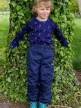 Muddy Puddles Kids' EcoSplash Waterproof Trousers, Navy