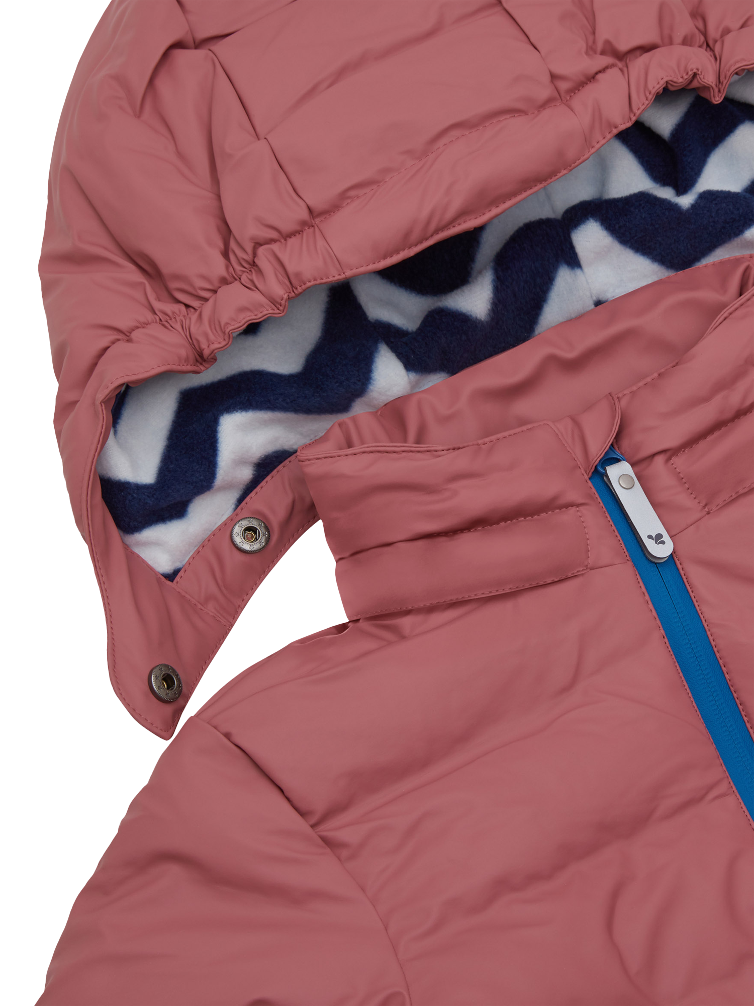 Product image 6 of 8, which shows Muddy Puddles Kids' Hooded Puffer Jacket, Pink, 18-24 months