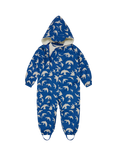 Muddy Puddles Kids' Hooded 3-in-1 Scampsuit, Blue Bird