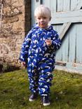 Muddy Puddles Kids' Hooded 3-in-1 Scampsuit, Blue Bird