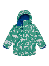 Muddy Puddles Kids' Blizzard Hooded Ski Jacket, Sage