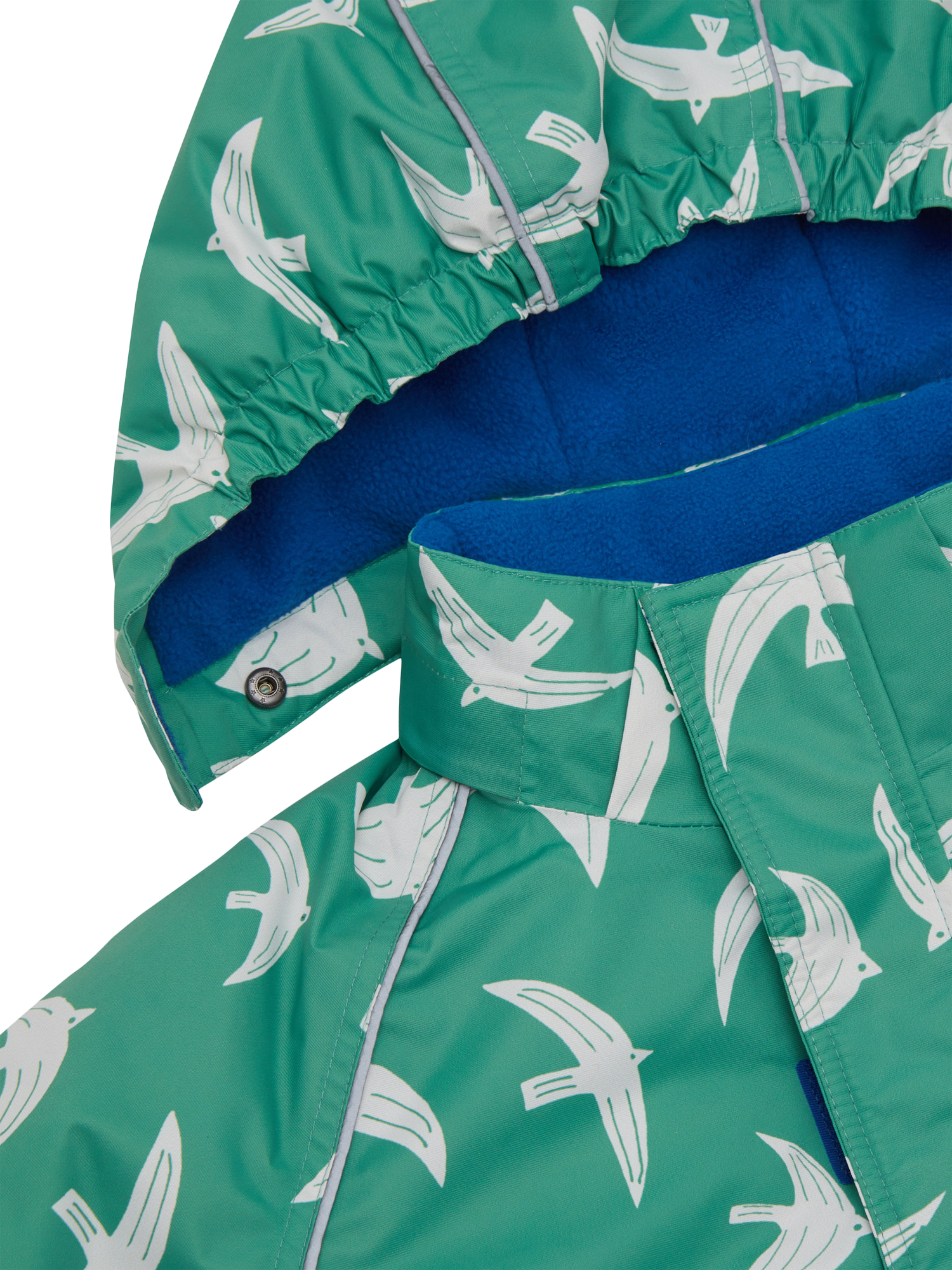 Product image 6 of 9, which shows Muddy Puddles Kids' Blizzard Hooded Ski Jacket, Sage, 18-24 months