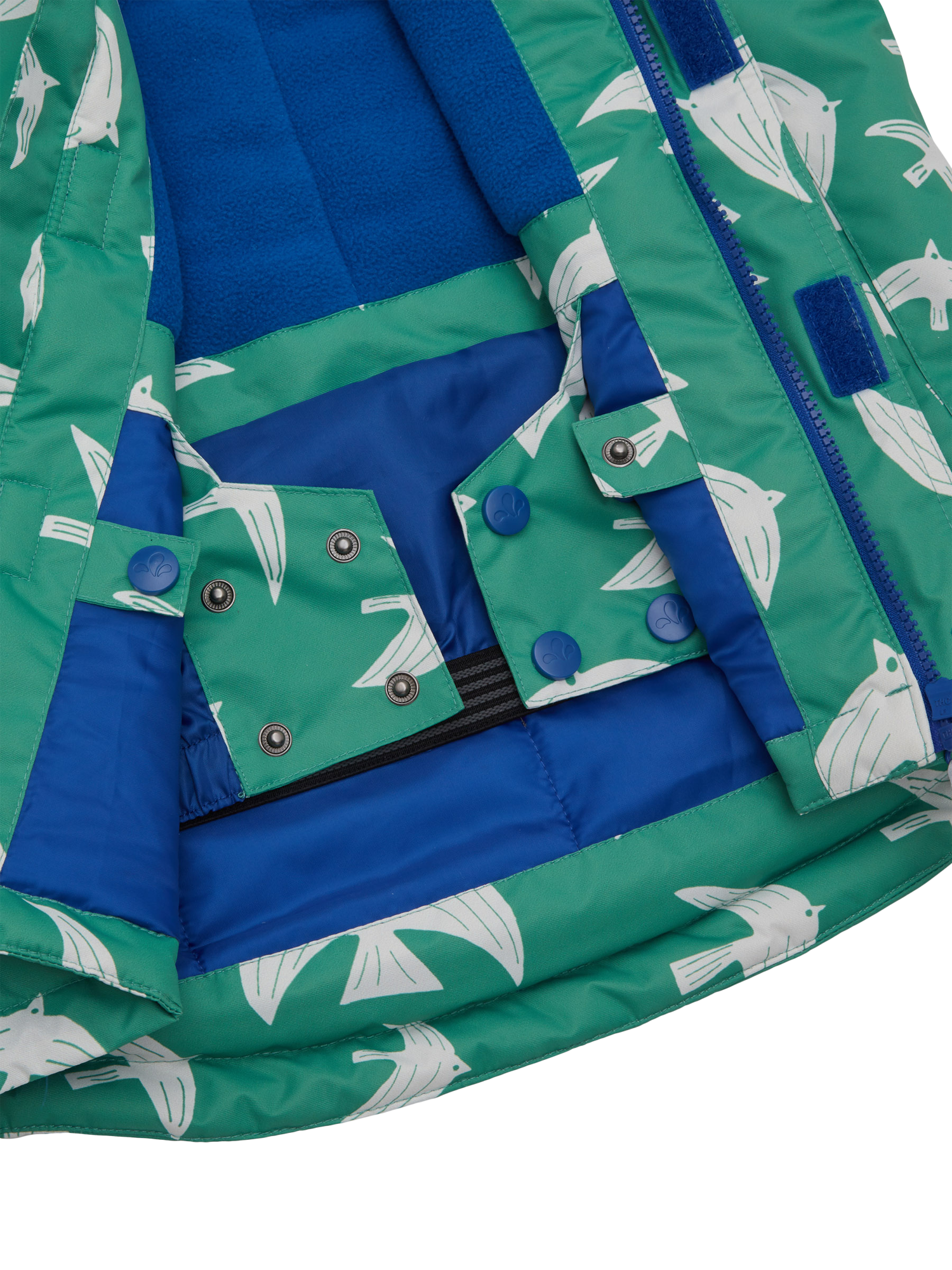 Product image 7 of 9, which shows Muddy Puddles Kids' Blizzard Hooded Ski Jacket, Sage, 18-24 months
