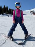 Muddy Puddles Kids' Printed Ski Salopettes, Blue Cave