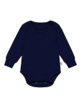 Muddy Puddles Baby Thermal Bodysuit, Navy Blue