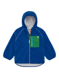 Muddy Puddles Kids' Fleece Hooded Jacket, Blue