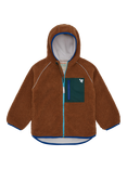 Muddy Puddles Kids' Fleece Hooded Jacket, Orange