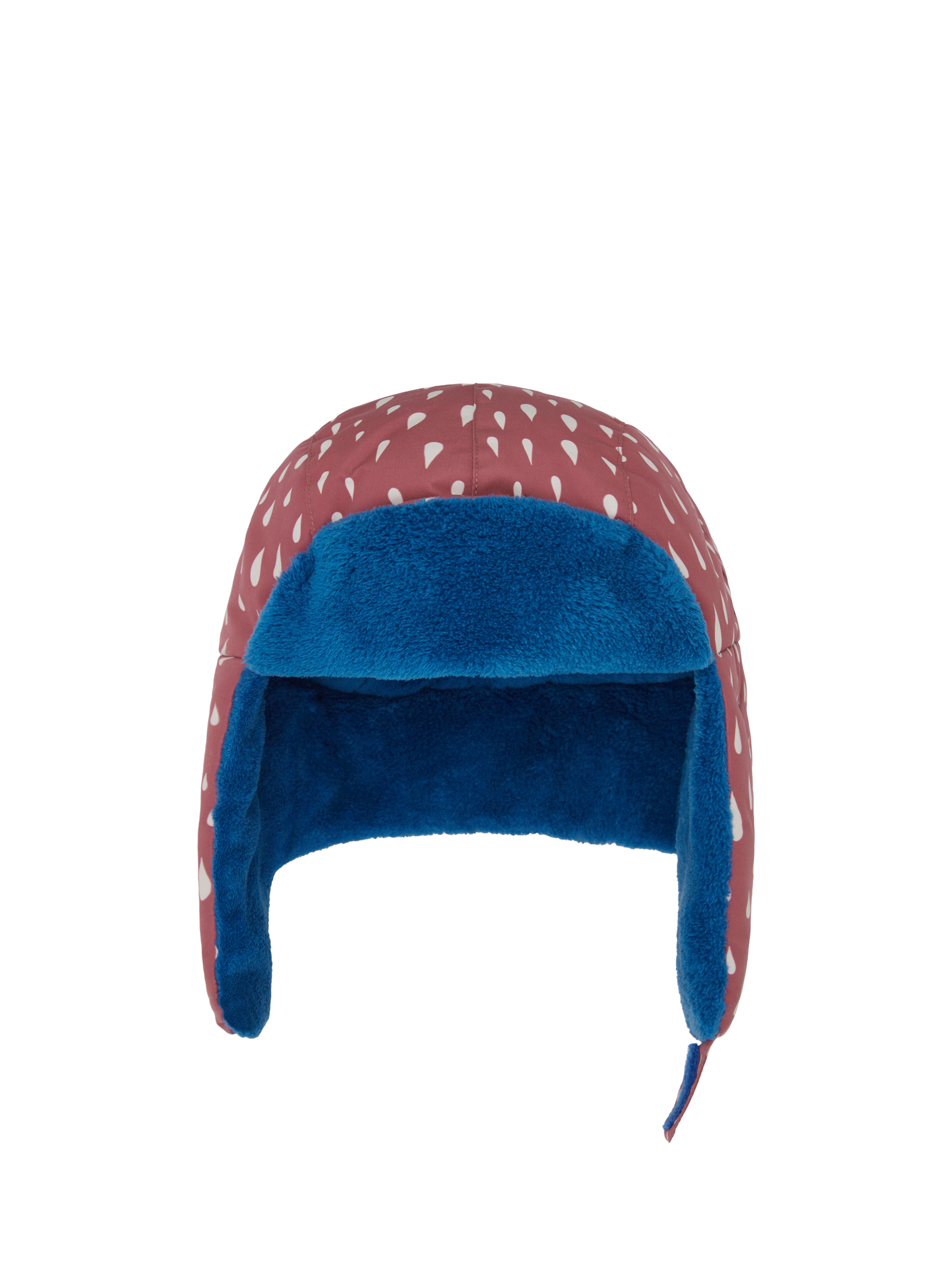 Product image 1 of 4, which shows Muddy Puddles Kids' Winter Trapper Hat, Pink/Multi, S/M