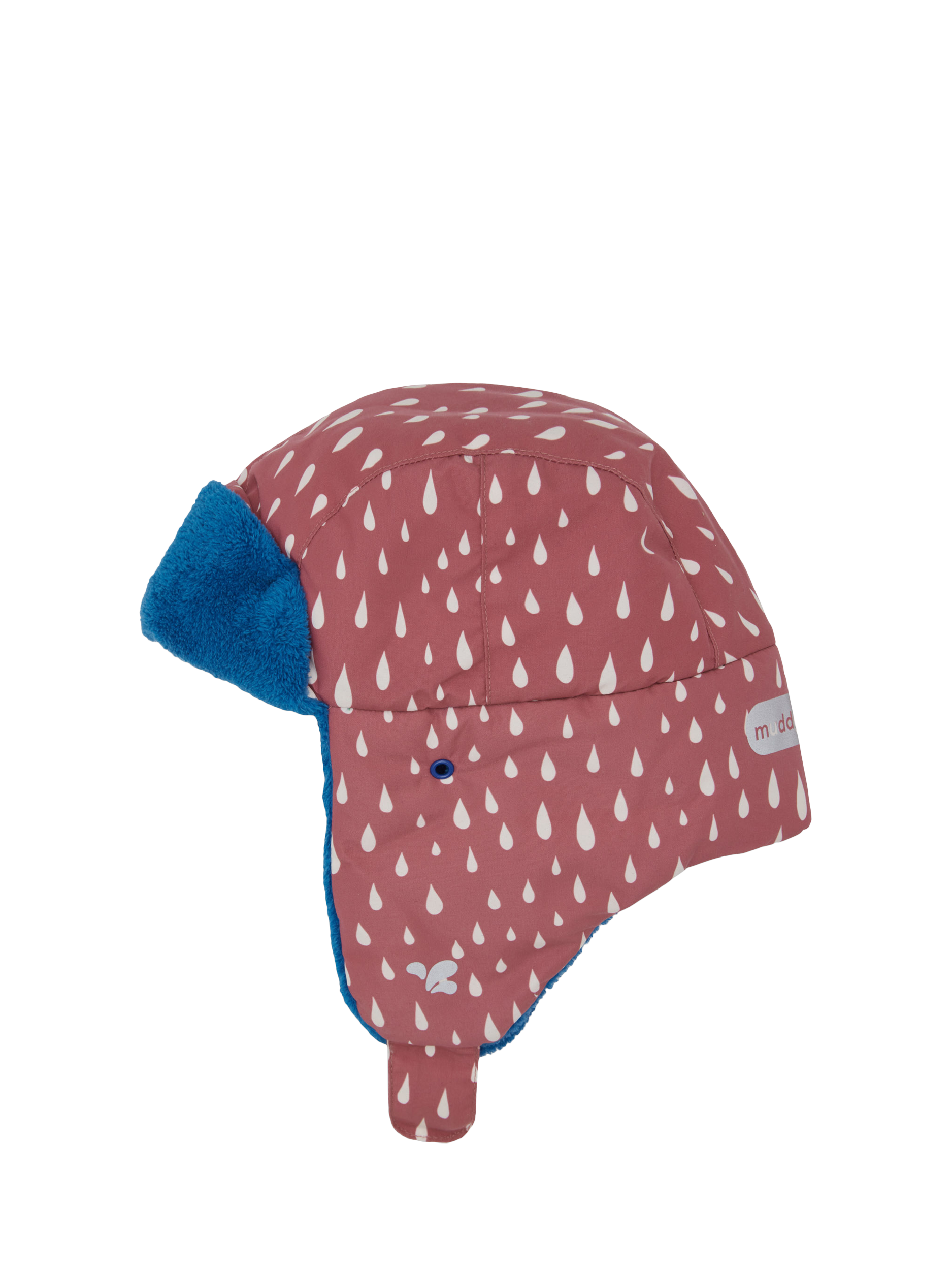 Product image 2 of 4, which shows Muddy Puddles Kids' Winter Trapper Hat, Pink/Multi, S/M