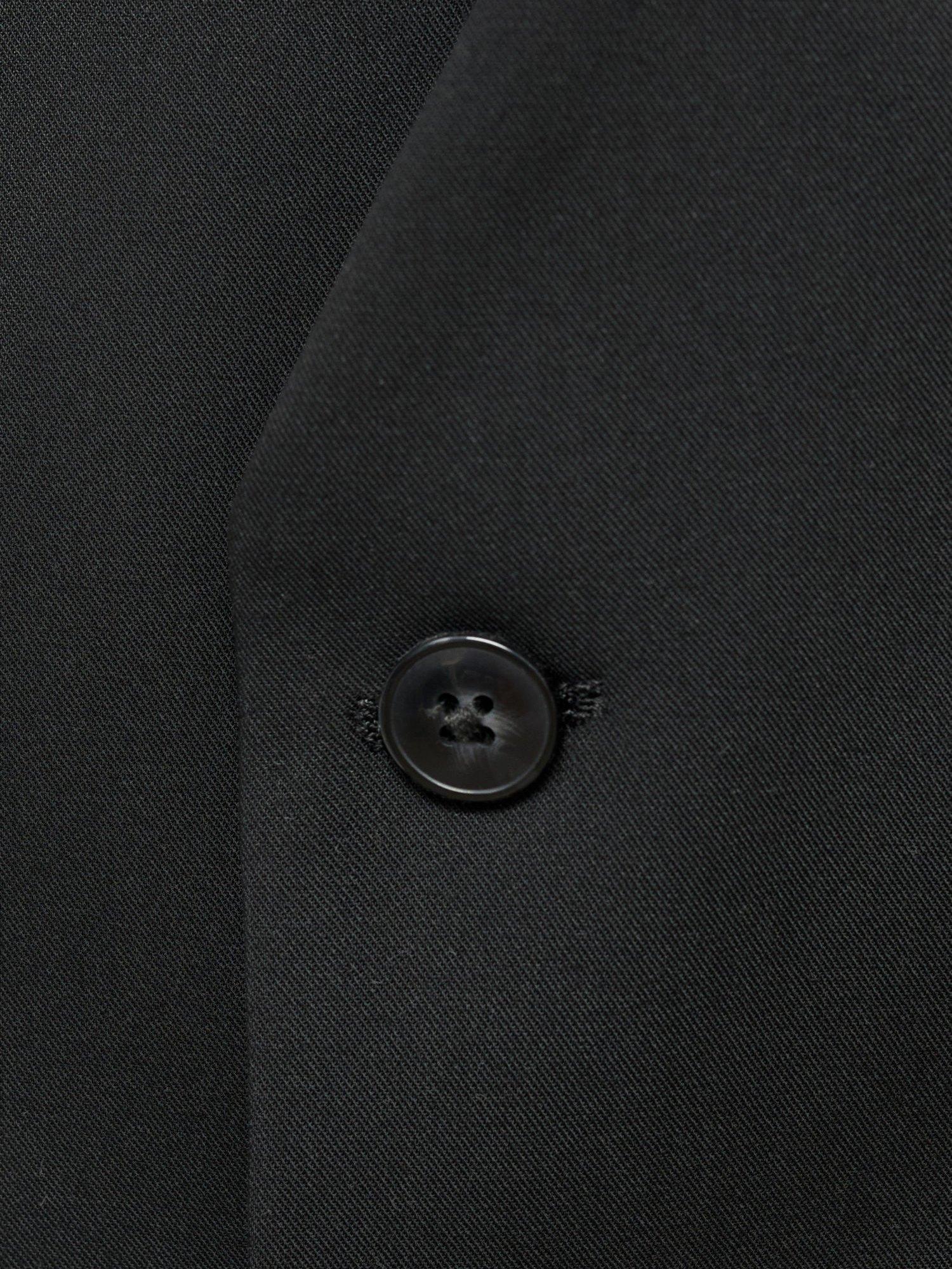 Product image 8 of 8, which shows Mango Paris Tailored Waistcoat, Black, 34