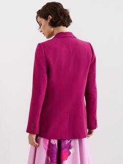 Phase Eight Bianca Suit Jacket containing LENZING™ ECOVERO™ Viscose - view 2, Pink