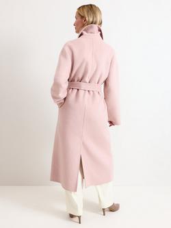 Phase Eight Darcy Wrap Long Coat - view 2, Pink