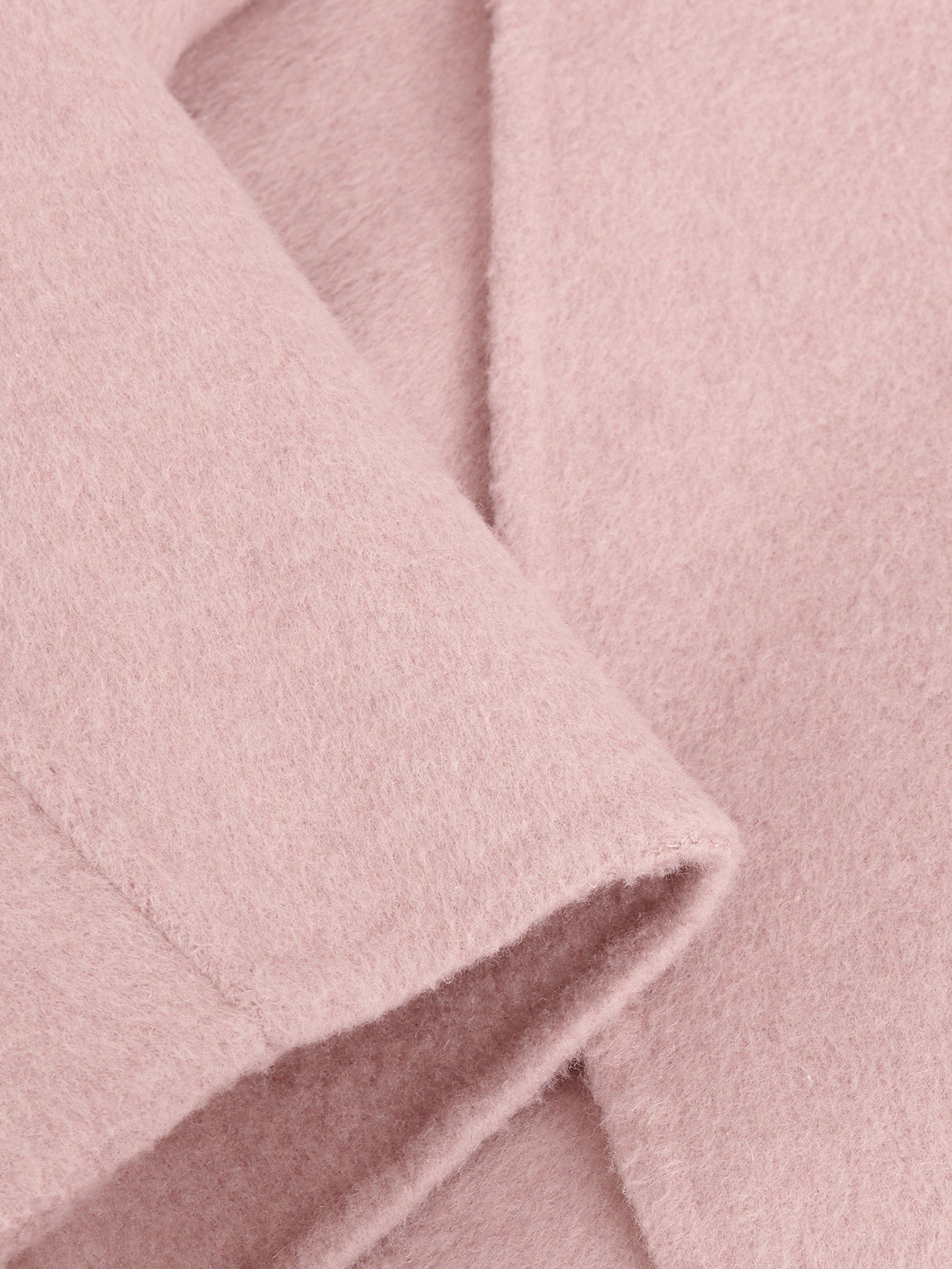 Product image 6 of 9, which shows Phase Eight Darcy Wrap Long Coat, Pink, L