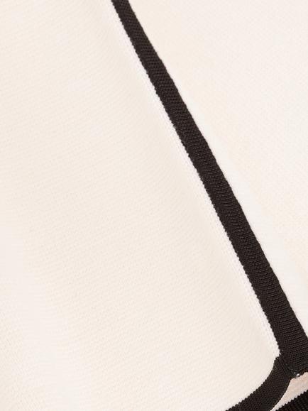 Phase Eight Luna Contrast Trim Boxy Jacket, Ivory - view 2, Ivory