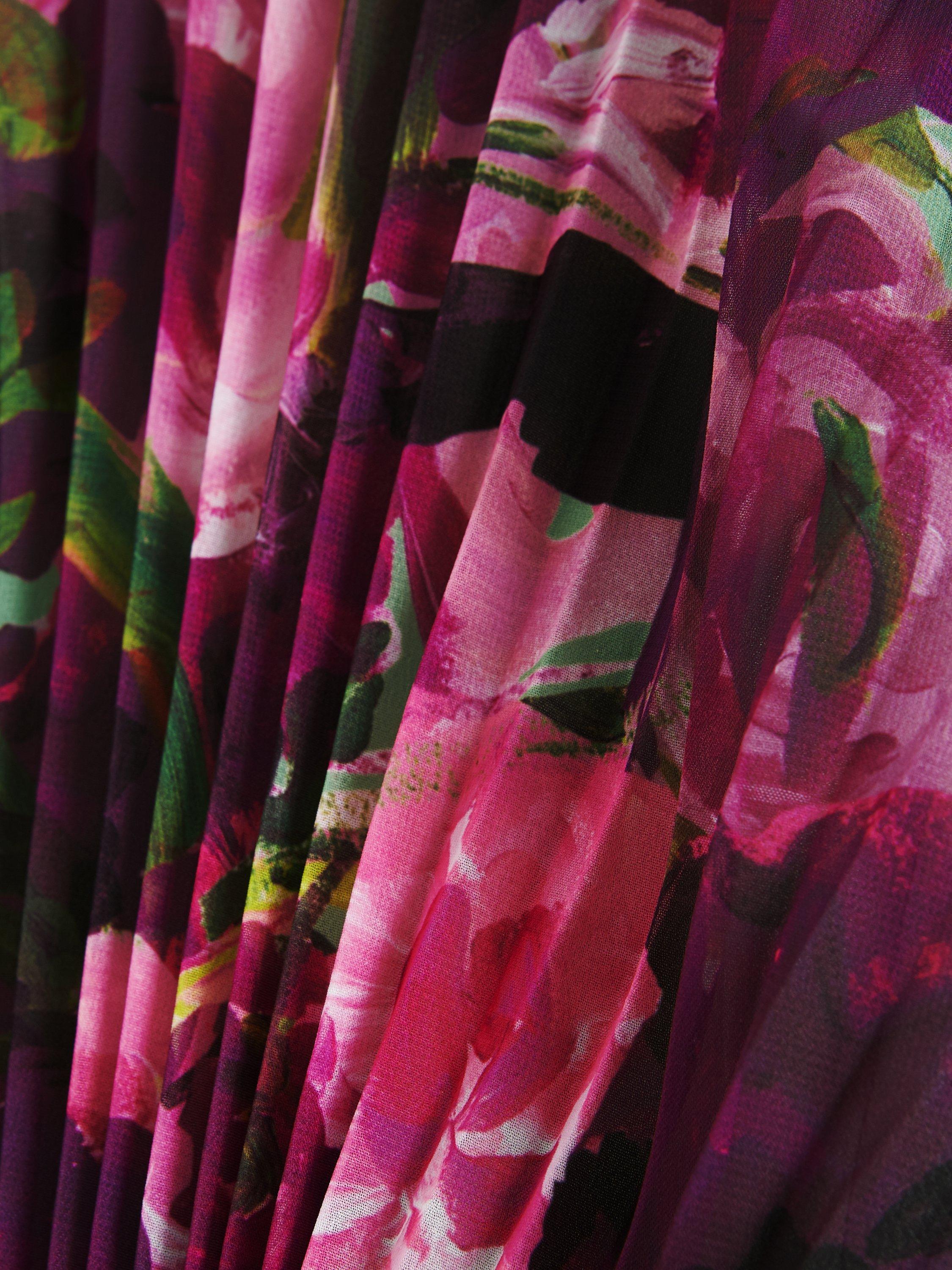 Product image 6 of 10, which shows Phase Eight Petite Dahlia Halterneck Maxi Dress, Multi, 6