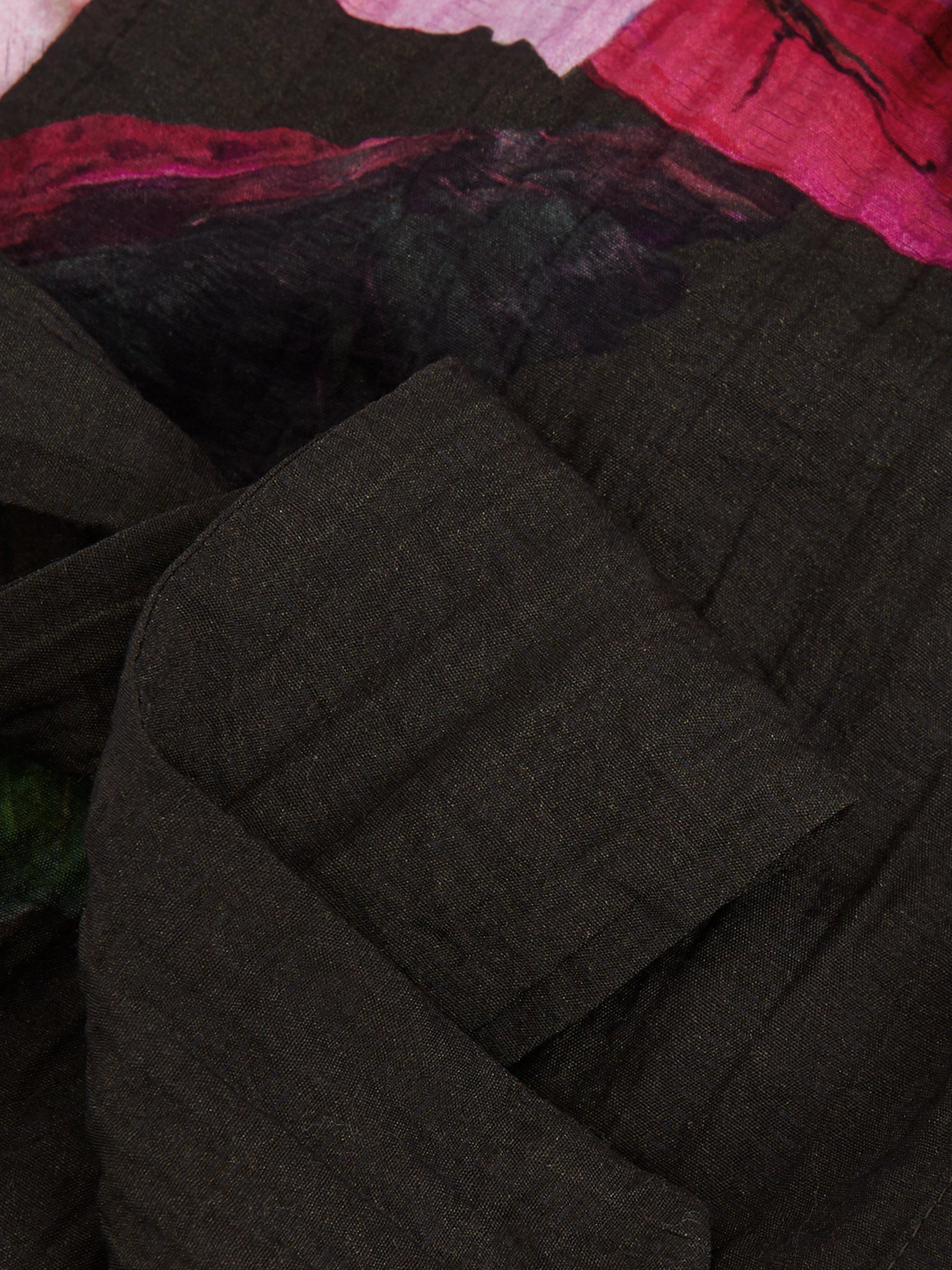 Product image 6 of 9, which shows Phase Eight Floral Tiered Robyn Midi Dress, Khaki/Multi, 10