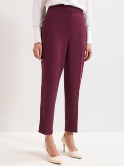 Phase Eight Fara Suit Trousers, Burgundy, Burgundy
