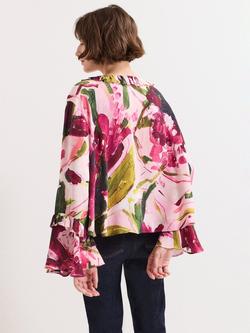 Phase Eight Andi Floral Blouse, Multi - view 2, Multi