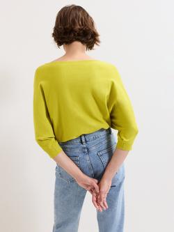 Phase Eight Cristine Fine Knit Batwing Jumper - view 2, Green