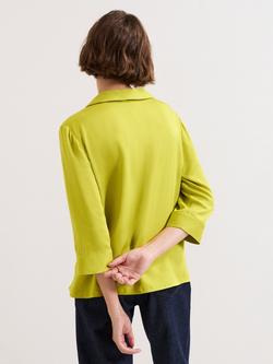Phase Eight Clary Twist Front Shirt, Green - view 2, Green