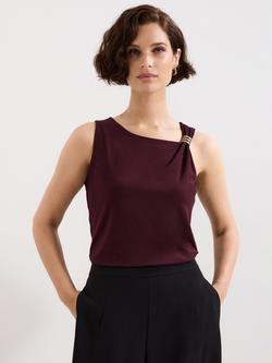 Phase Eight Samie Sleeveless Top, Red, Red