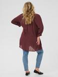 KAFFE Curve Ami Tunic Top, Fudge
