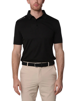 REFLO Bohai Short Sleeve Polo Shirt, Black, Black