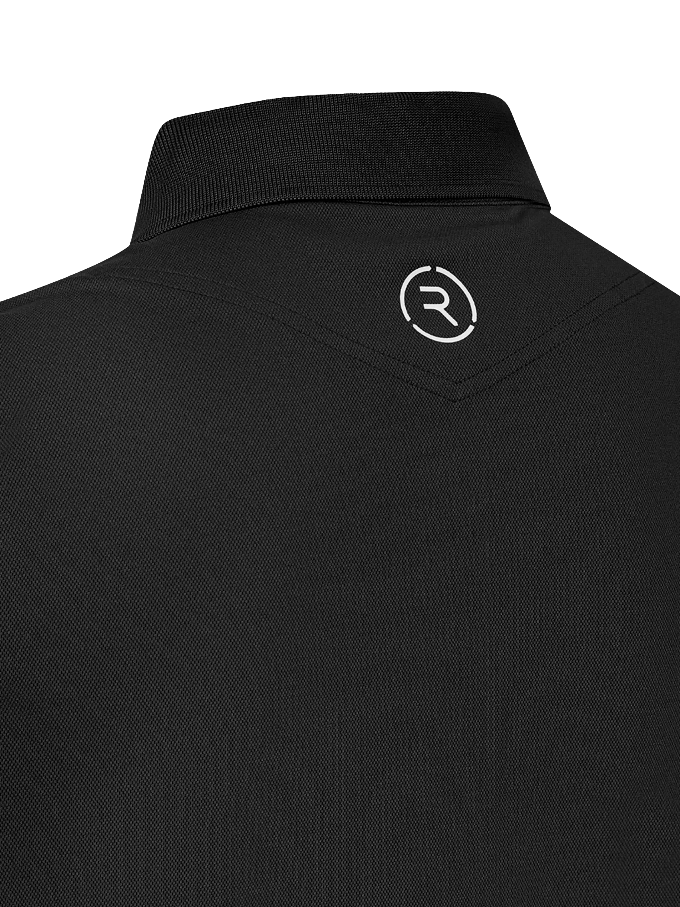 Product image 5 of 6, which shows REFLO Bohai Short Sleeve Polo Shirt, Black, XS