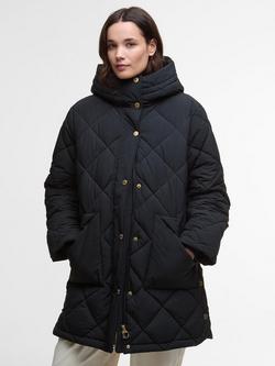 Barbour Kailyn Puffer Jacket, Blck/Classic Trtn, Blck/Classic Trtn