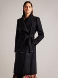 Ted Baker Rose Tailored Wool Wrap Overcoat