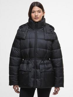 Barbour Lisbon Puffer Jacket, Black, Black