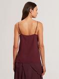 Ted Baker Chiffon Trim Cami Top, Red