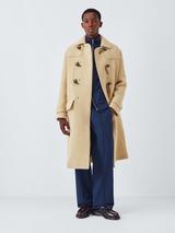 John Lewis x LABRUM Textured Wool Blend with Alpaca Duffle Coat, Castle Wall