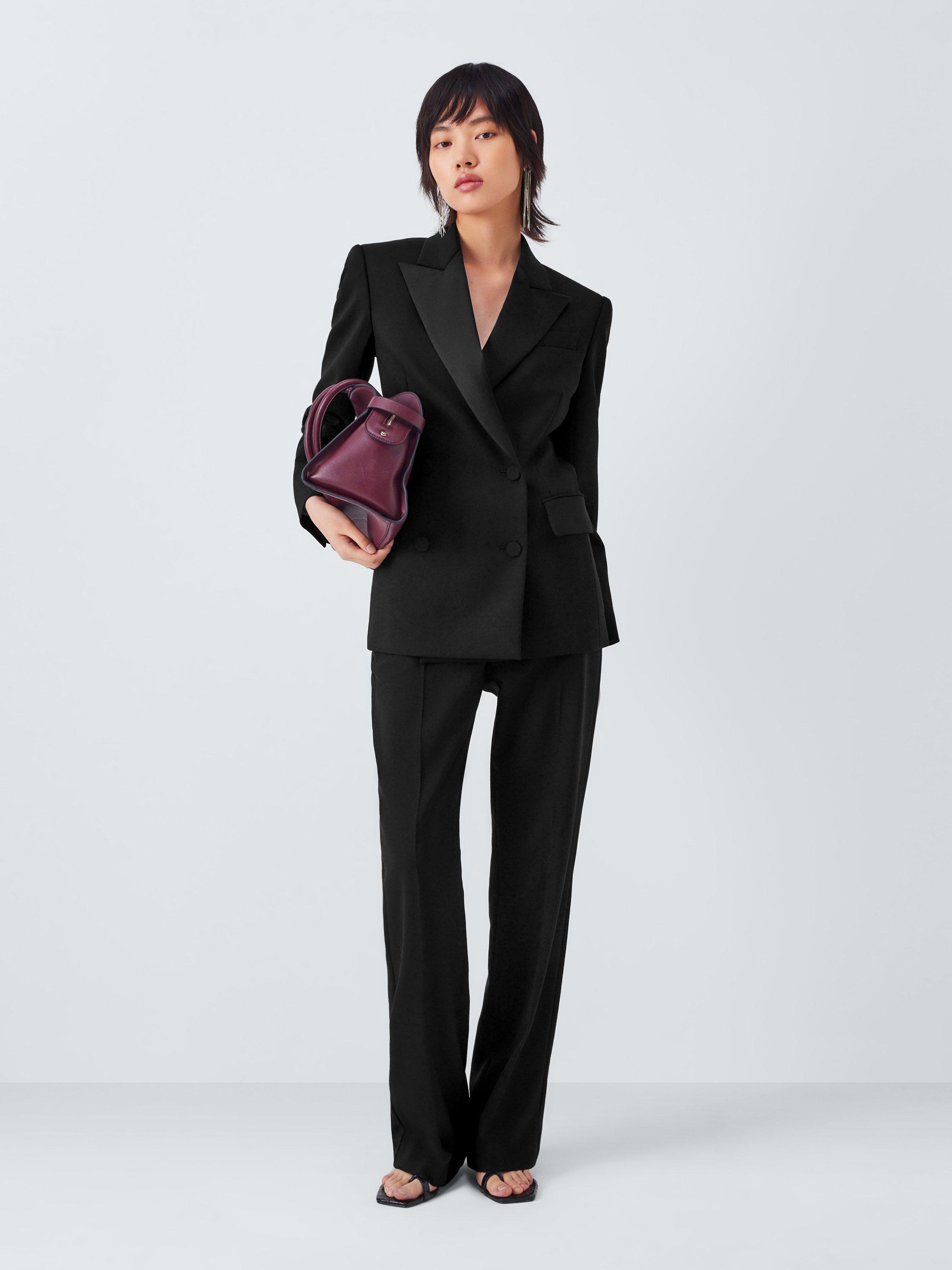 Product image 3 of 6, which shows Weekend MaxMara Brigida Single Breasted Jacket, Black, 18