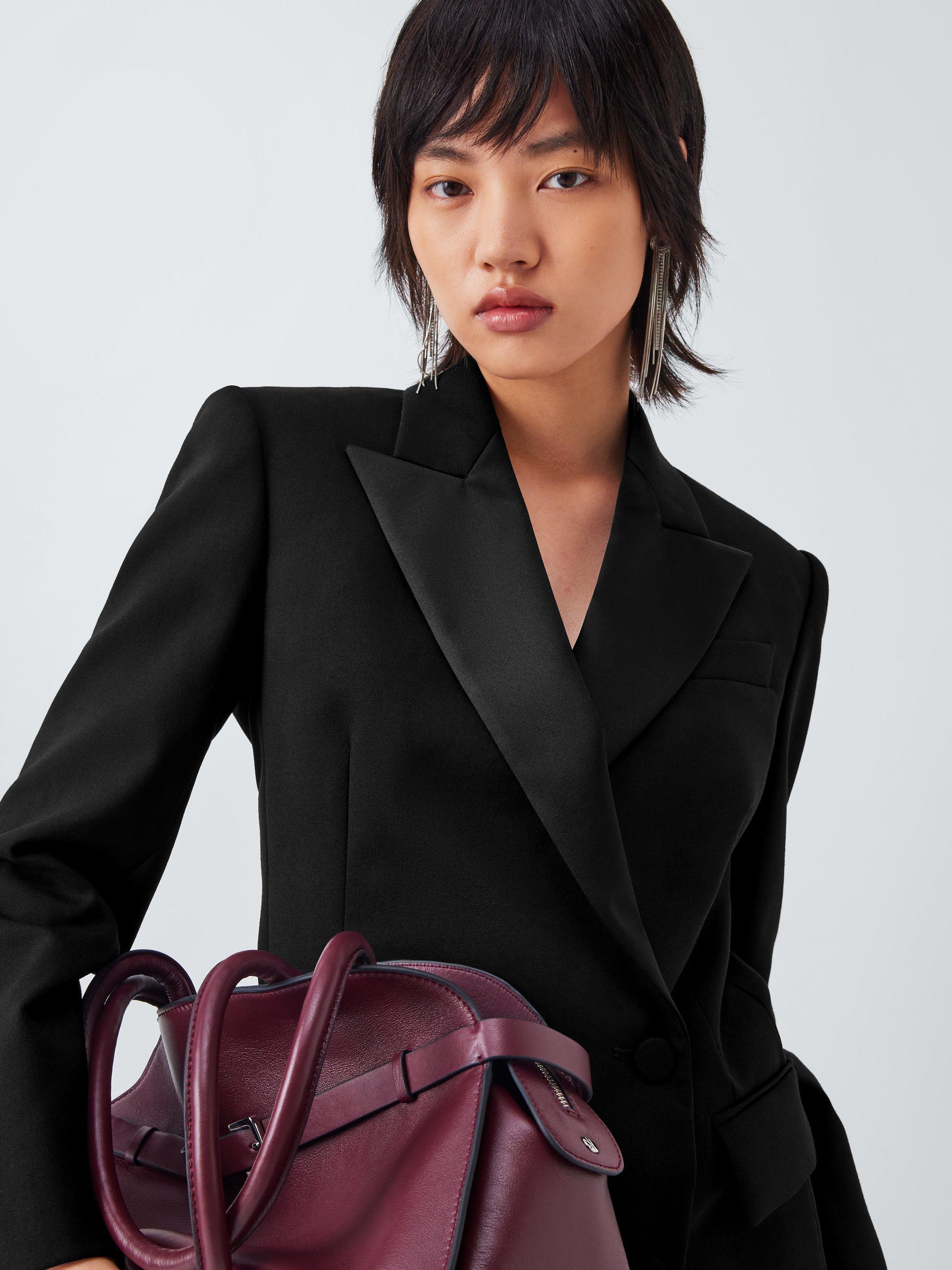 Product image 5 of 6, which shows Weekend MaxMara Brigida Single Breasted Jacket, Black, 18