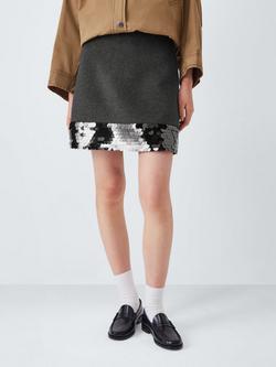 Weekend MaxMara Bronte Skirt, Dark Grey, Dark Grey