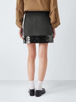 Weekend MaxMara Bronte Skirt, Dark Grey - view 2, Dark Grey