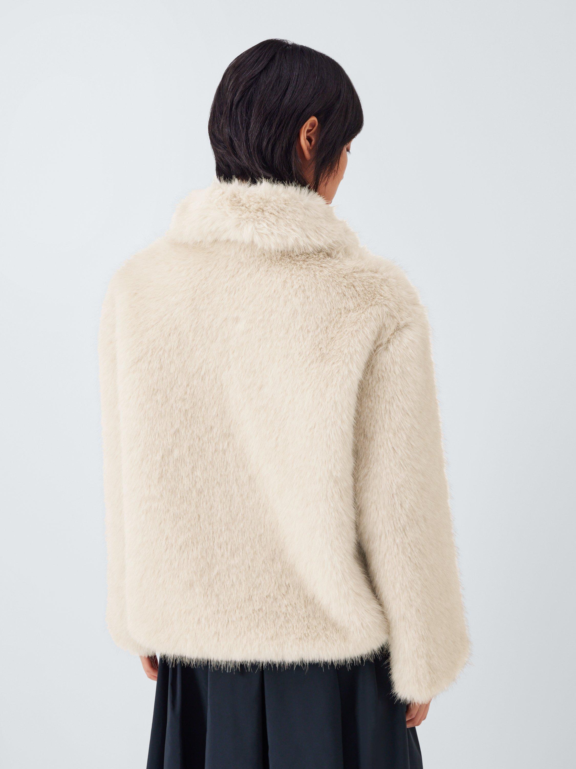 Product image 2 of 6, which shows Weekend MaxMara Brenta Short Coat, Beige, 18