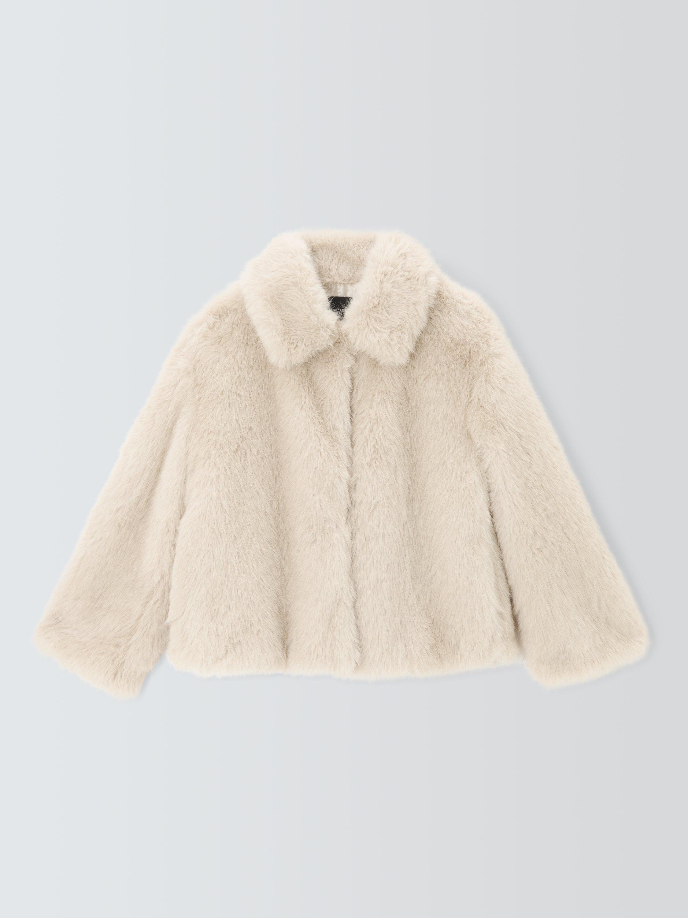 Product image 4 of 6, which shows Weekend MaxMara Brenta Short Coat, Beige, 18
