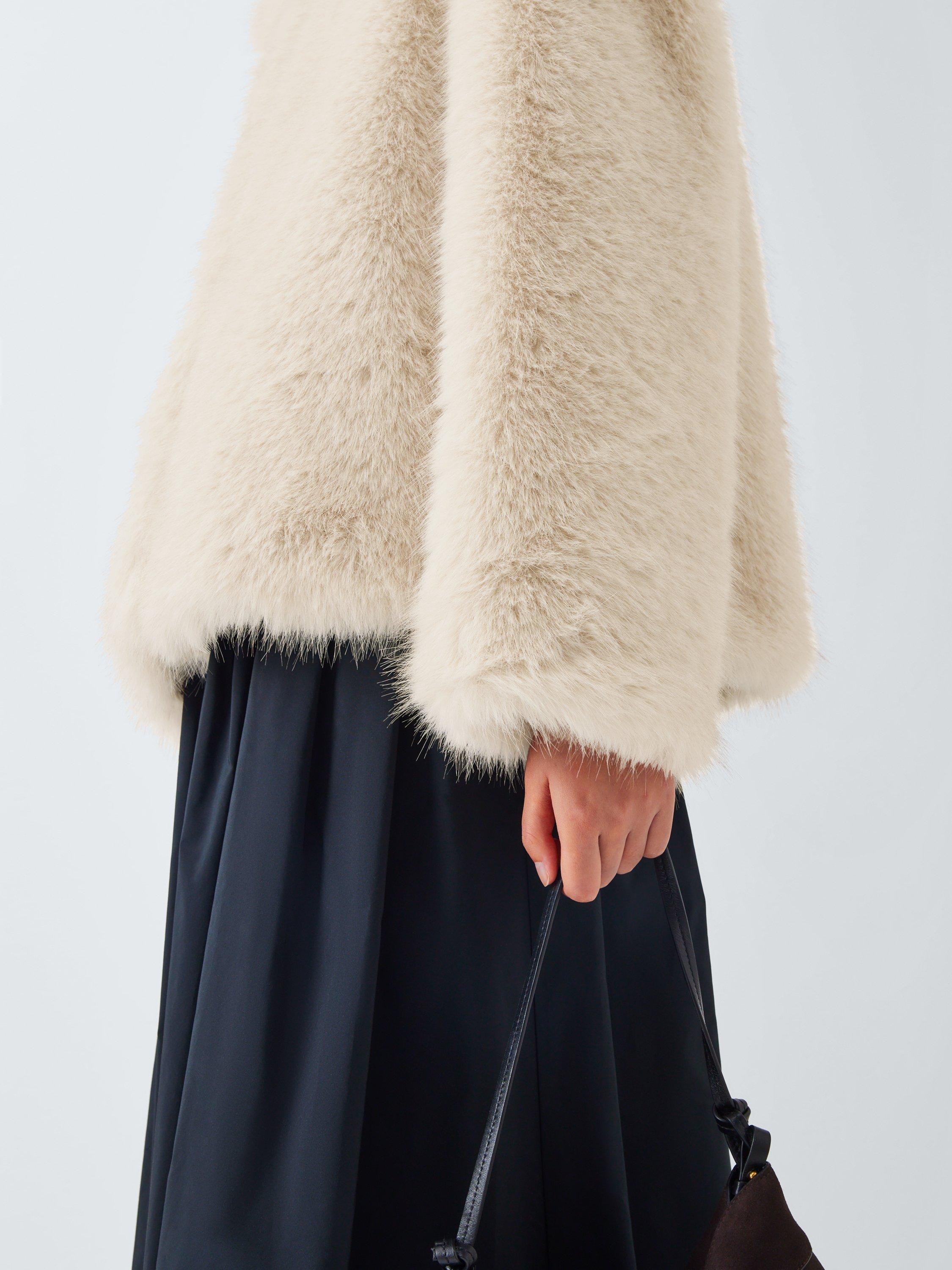 Product image 6 of 6, which shows Weekend MaxMara Brenta Short Coat, Beige, 18