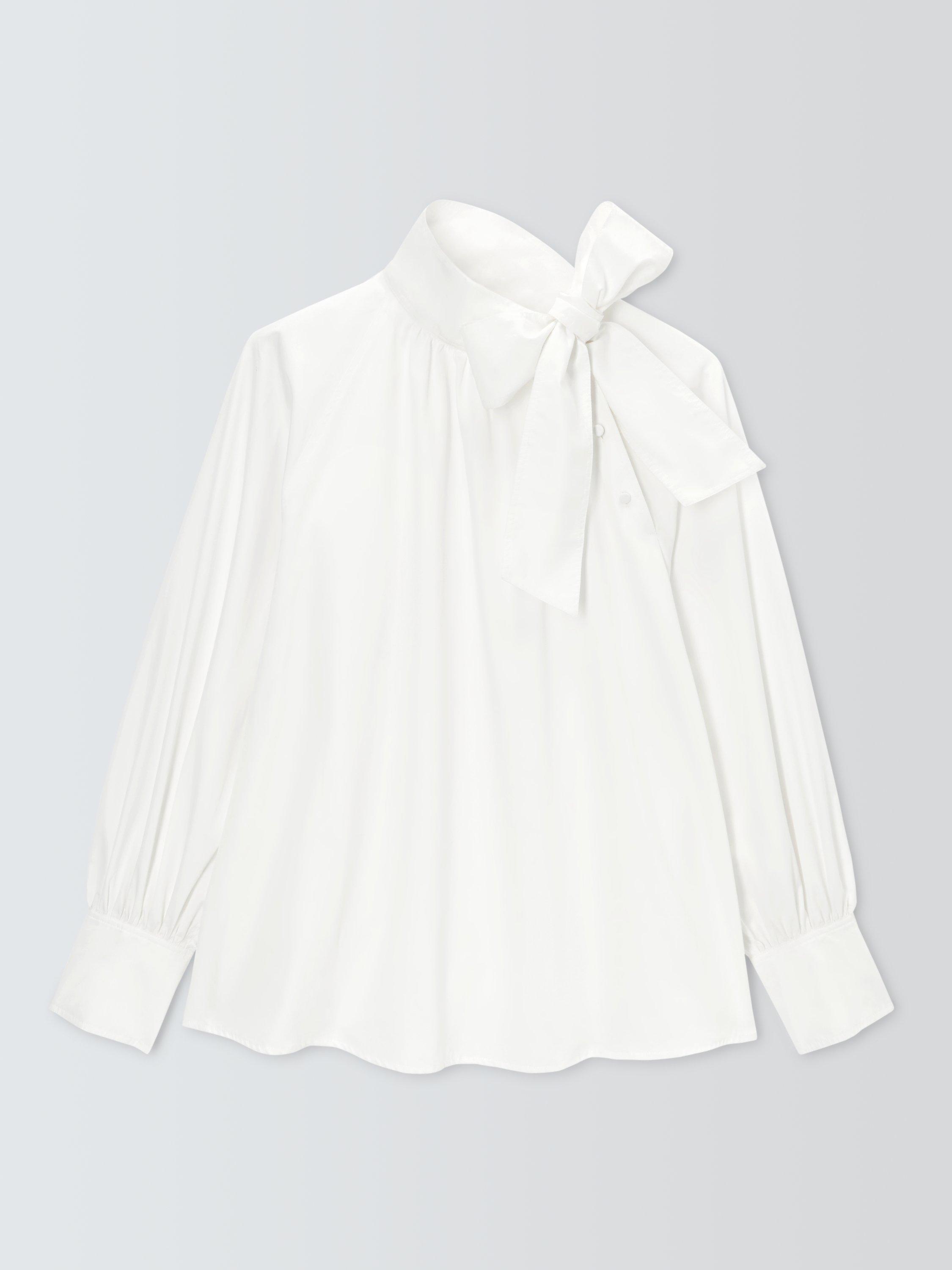 Product image 4 of 6, which shows Weekend MaxMara Burgos Blouse, White, 6