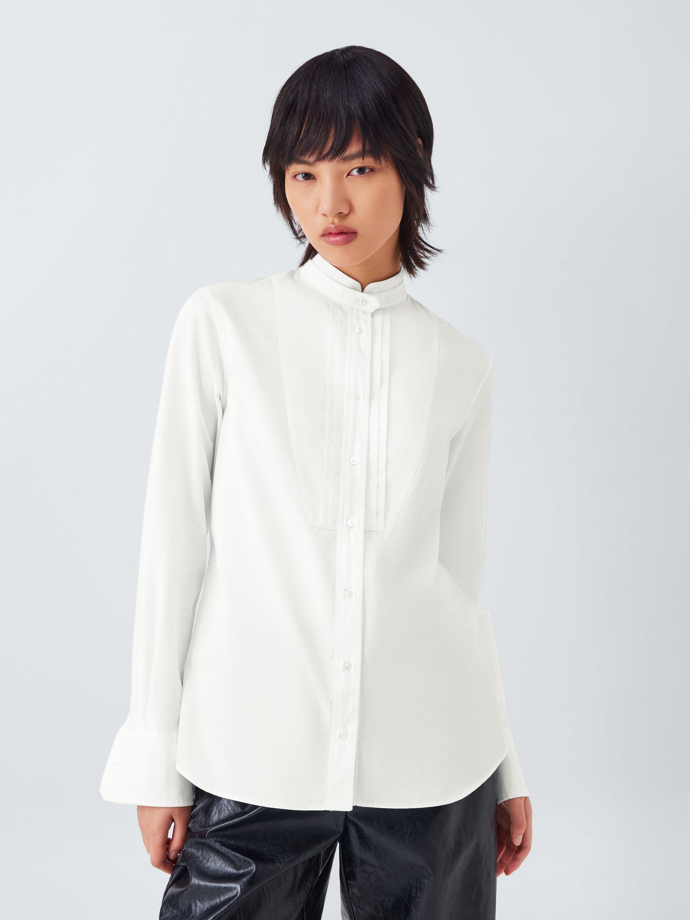 Weekend MaxMara Butterfly High Neck Blouse, Optical White
