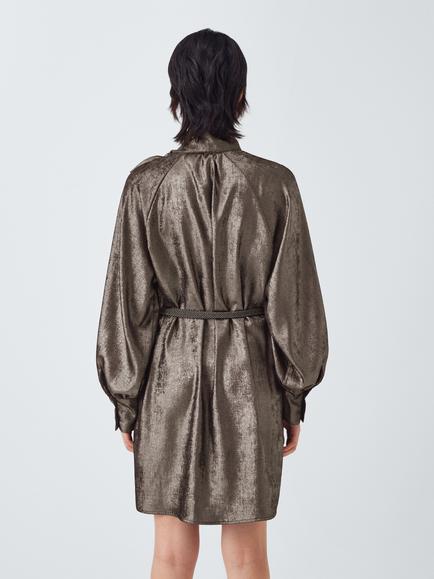 Weekend MaxMara Bunny Mini Evening Dress, Platinum - view 2, Platinum