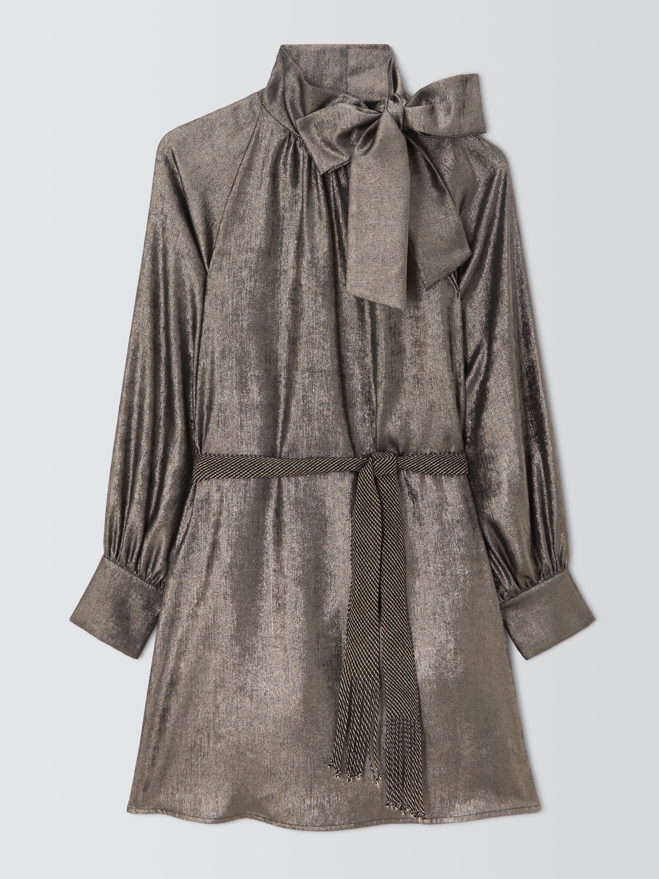 Product image 4 of 6, which shows Weekend MaxMara Bunny Mini Evening Dress, Platinum, 6