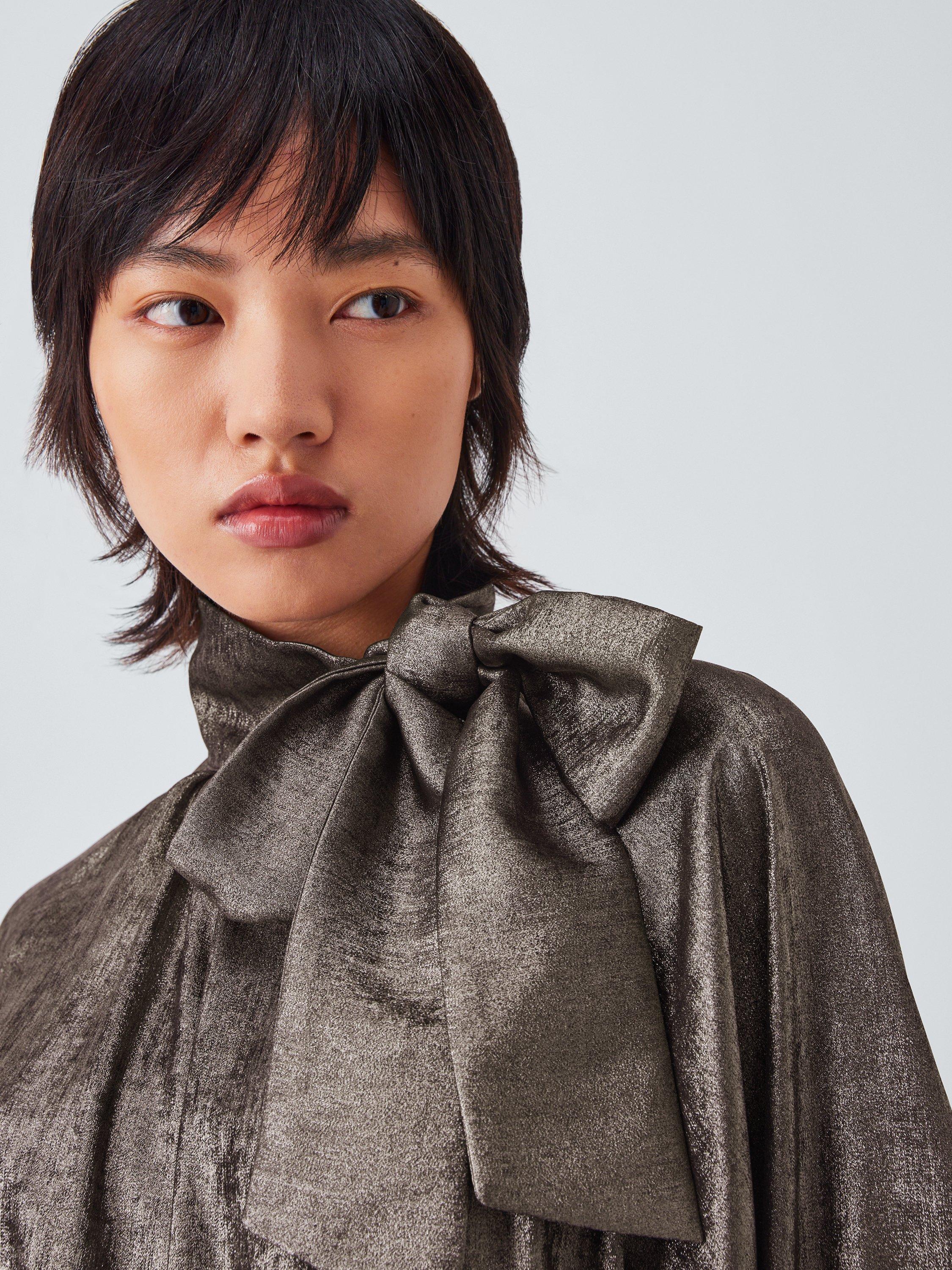 Product image 5 of 6, which shows Weekend MaxMara Bunny Mini Evening Dress, Platinum, 6