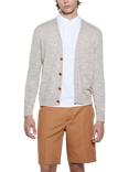 SISLEY Button Down Cotton Blend Cardigan