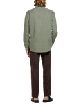 SISLEY Linen Blend Regular Fit Shirt
