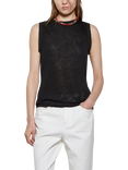 SISLEY Regular Fit Crew Neck Tank Top
